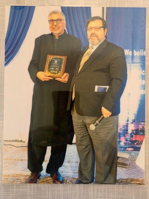 Community Award Ceremony - Recognition plaque presentation